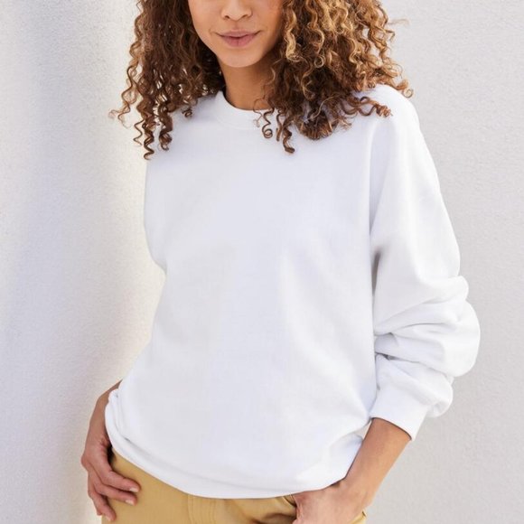 Dallas with Wings White Sweatshirt with Shiny Glitter Lettering. Football Spirit - Picture 3 of 4